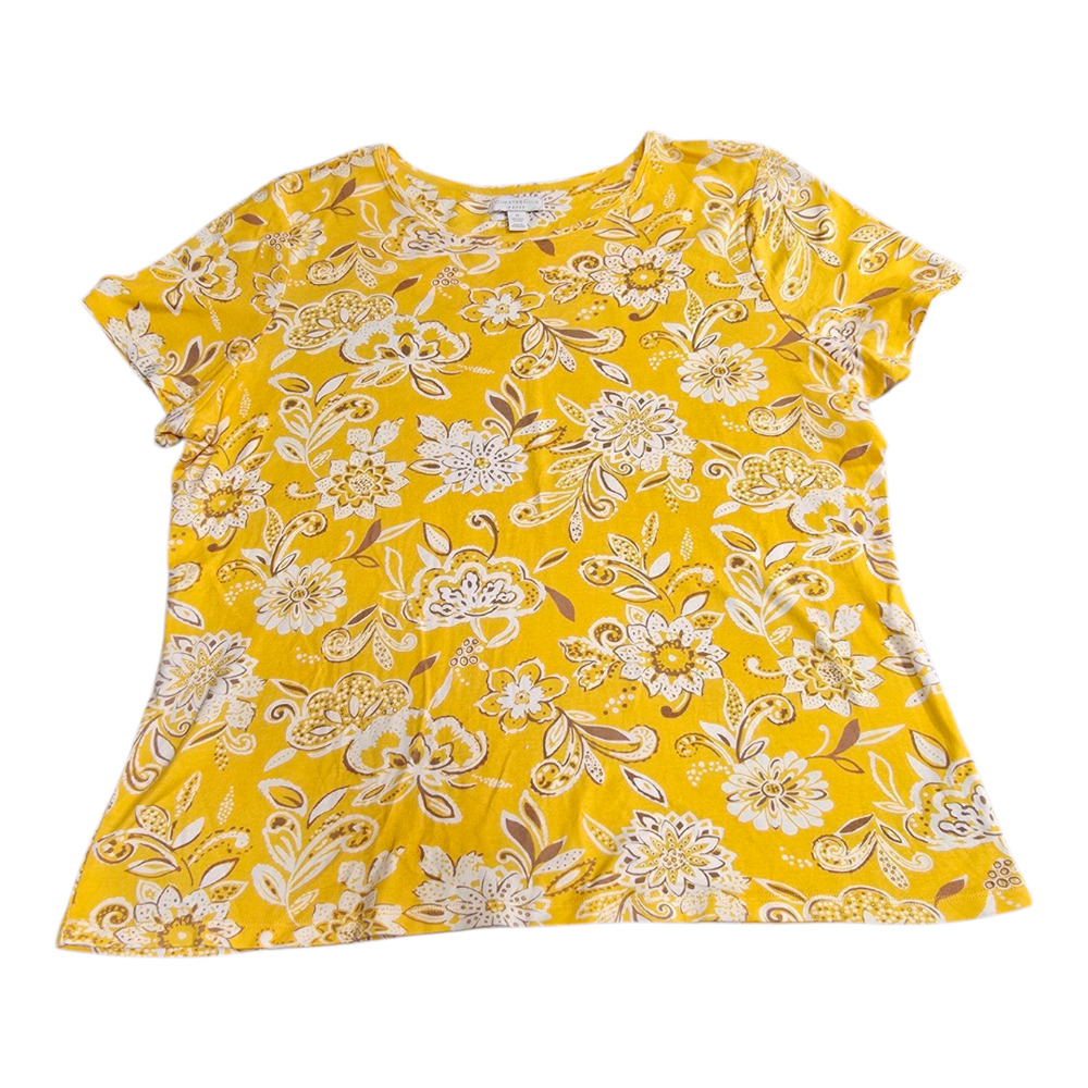 Charter Club Woman Short Sleeve Top 1X